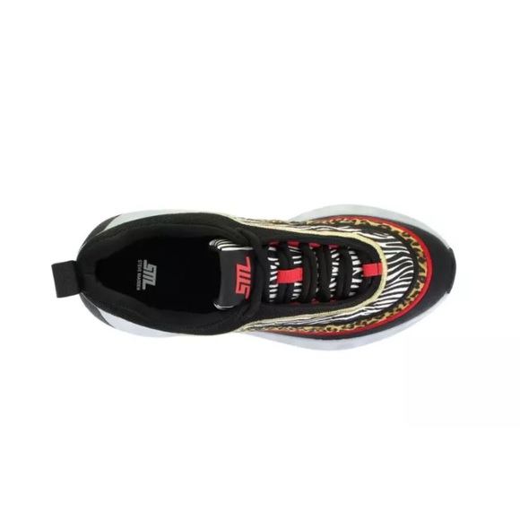 Steve Madden Fury Animal Print Mixed Print Fashion Sneakers Size 7.5 Bold Print - Picture 6 of 12